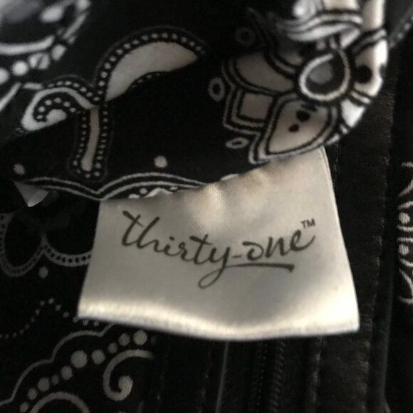 Thirty One Cloth Crossbody Bag with depth expandable - Picture 2 of 7